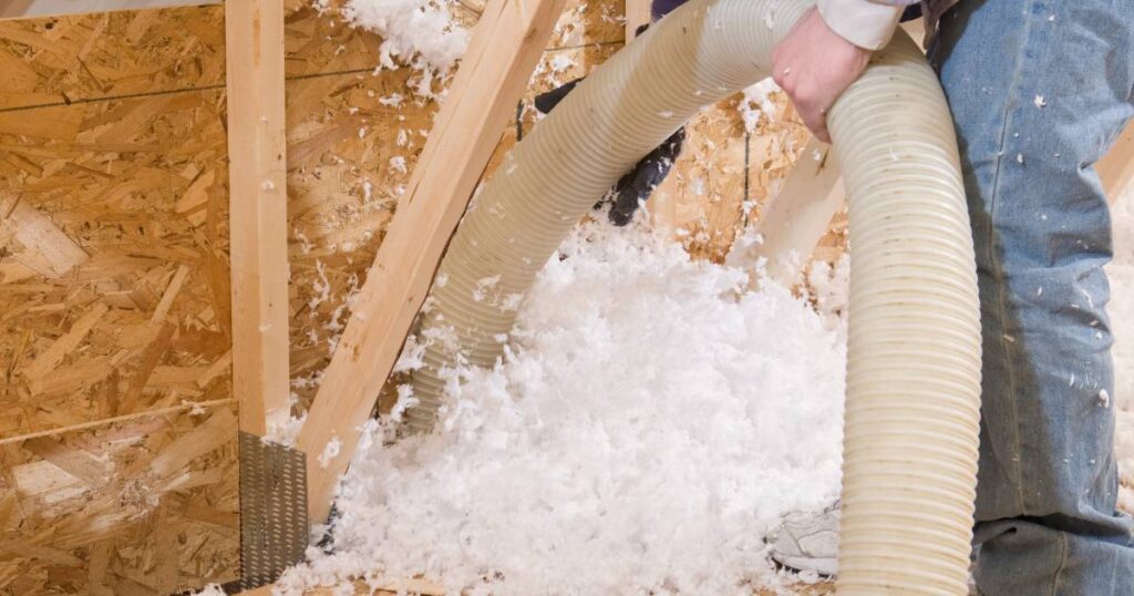 removing old attic insulation