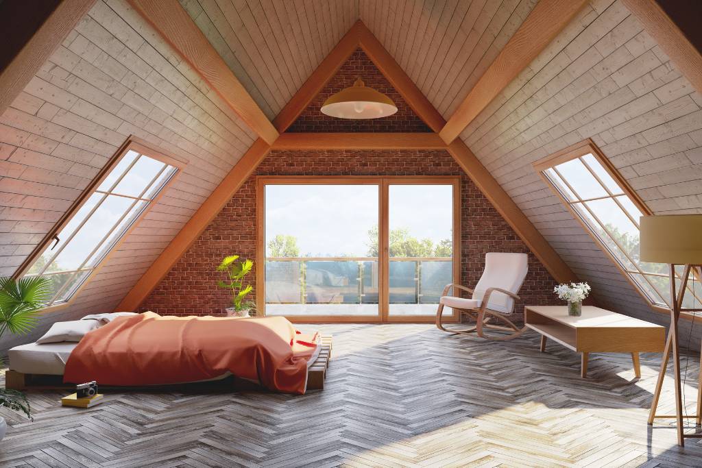 perfect attic bedroom example
