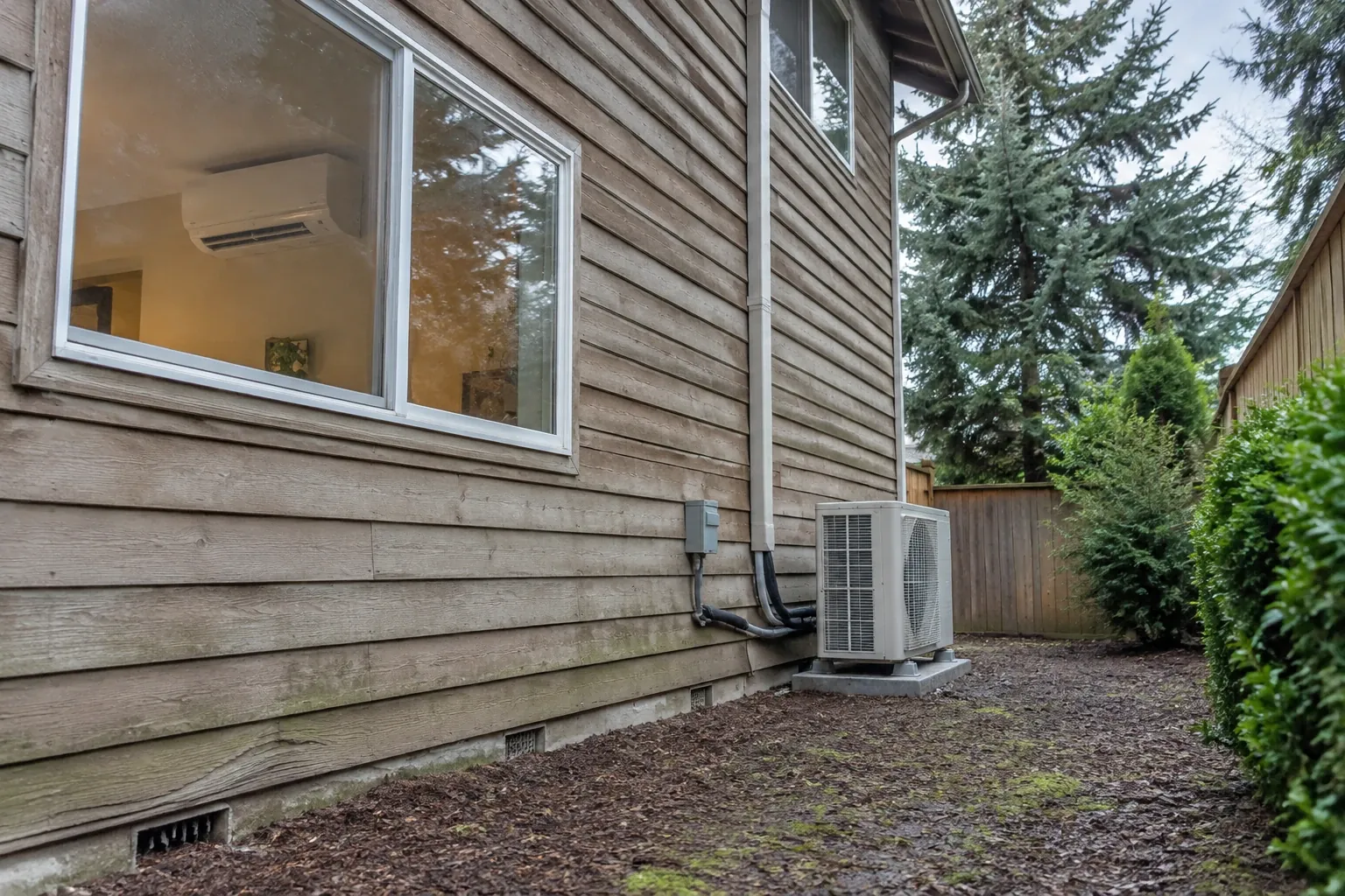 After: Blending with the natural exterior, ready for Seattle's summer days.